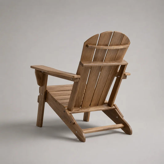 Fauteuil Adirondackpliant délaieur en bois brun, 93 × 72 × 89 cm